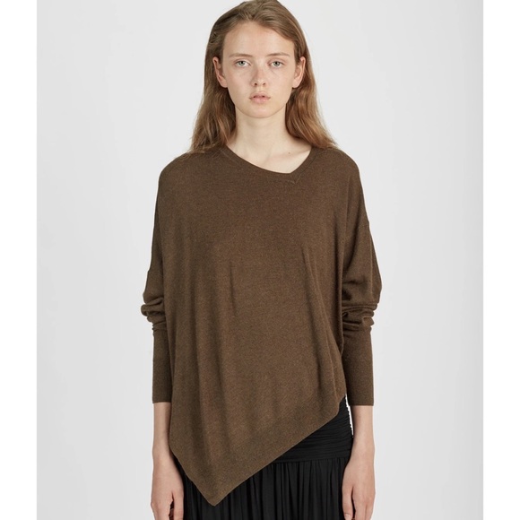 Isabel Marant Sweaters - ISABEL MARANT Etoile Astoni Asymmetrical Sweater SZ 40, Medium Brown